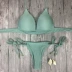 017ebay AliExpress muốn vụ nổ nữ gợi cảm quai xanh xanh bikini chia áo tắm bikini đồ bơi nữ 2 mảnh Bikinis