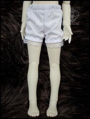taobao agent 3 points, 4 minutes, three -four -division BJD/SD doll clothes, pants, white tight pumpkin pants 1/4, 1/3