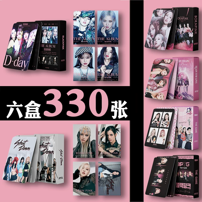 Pink ink BLACKPINK Card альбом Rose Park Cai Yingjin Zhixiu Kim Ji Ni Card Blackpink Surrounding