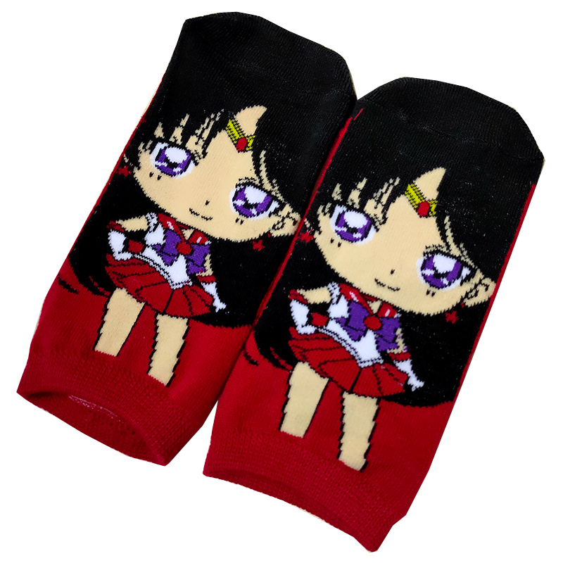 28Sailor Moon Water ice moon Socks Girlish heart quadratic element Animation surrounding lovely Socks Cotton socks