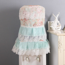 Чехол для кулера 包邮时尚蕾丝田园饮水机罩 简欧饮水机套 饮水机防尘罩2件套