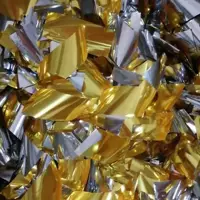 Один килограмм одноподтвержденных золотых блесток