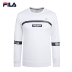 Áo len thể thao nam mùa xuân áo thun cổ tròn Fila Fila | F11M814202F - Thể thao lông cừu / jumper áo hoodie màu đen Thể thao lông cừu / jumper