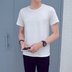 Xác nhận Mắt Ngắn Tay Áo T-Shirt Nam T-Shirt Ngắn Tay Áo Slim Hàn Quốc Slim Ngắn Tay Áo Những Người Yêu Thích Nam Giới và Phụ Nữ Nửa Tay Áo Tops Áo khoác đôi