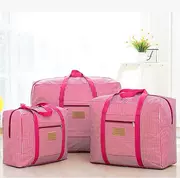 Túi du lịch xách tay nữ di động gấp lưu trữ túi dung lượng lớn túi duffel túi thể dục nam có thể kéo xe đẩy hành lý