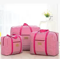 Túi du lịch xách tay nữ di động gấp lưu trữ túi dung lượng lớn túi duffel túi thể dục nam có thể kéo xe đẩy hành lý mẫu túi du lịch đẹp