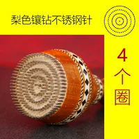 4 круга грушевых цветов инкрустируют иглы для гвоздей из нержавеющей стали