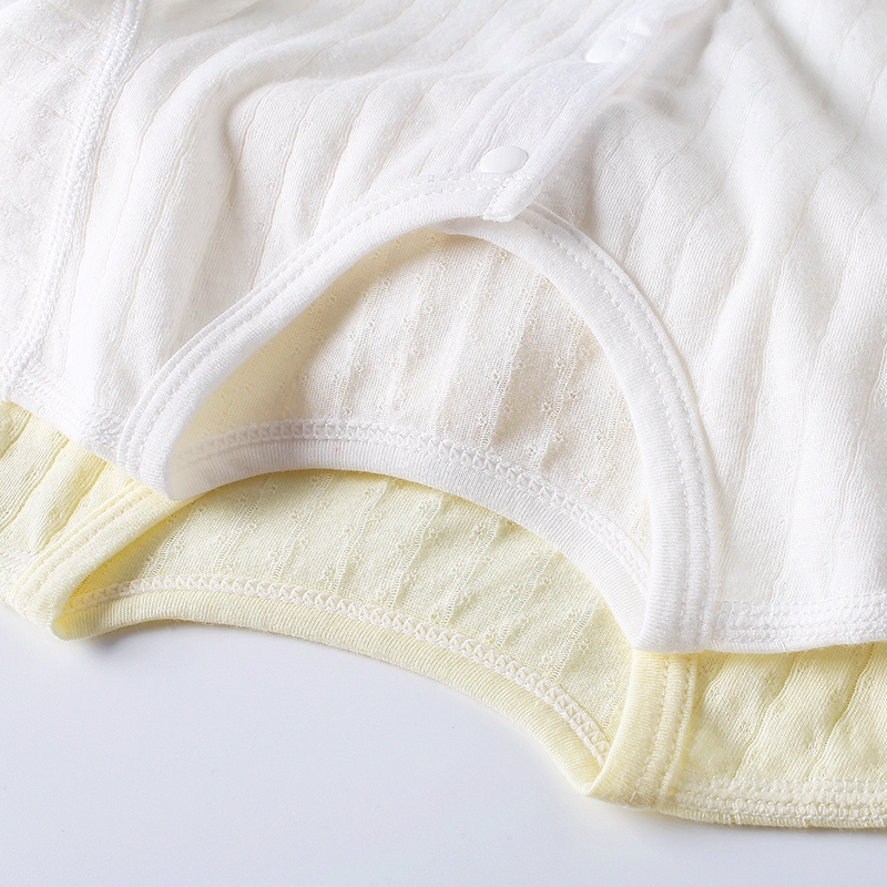 Bộ đồ liền thân cho bé 0-1 tuổi mùa xuân và mùa thu cotton phù hợp với bé 2 mùa hè siêu mỏng phần điều hòa không khí quần áo sơ sinh - Áo liền quần