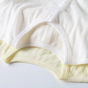 Babyiesies 0-1 tuổi xuân và mùa thu cotton romper cho bé 2 mùa hè siêu mỏng điều hòa không khí phù hợp với quần áo ngủ cho trẻ sơ sinh - Áo liền quần