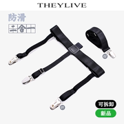 THEYLIVE áo sơ mi clip vớ clip dual-sử dụng có thể tháo rời trượt clip áo hem cố định hai-trong-một garter