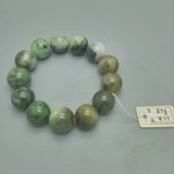 Изумрудная природная руда из нефрита, украшение-шарик, браслет с одной бусиной