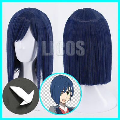 taobao agent [LJCOS] Darling in the Franxx hostess female berry wig hair jewelery COSPLAY