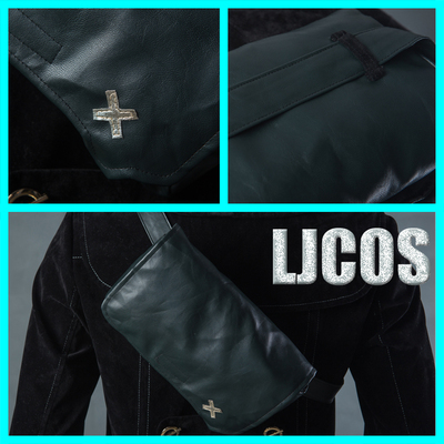 taobao agent [LJCOS] Neil: Mechanical Etests Yurha 9S backpack PU leather COSPLAY props clothing