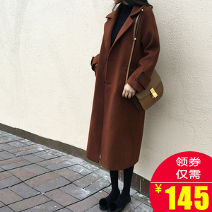 Chống mùa giải phóng mặt bằng 2018 mới sen áo len trong phần dài trên đầu gối sinh viên mùa đông dày áo len nữ