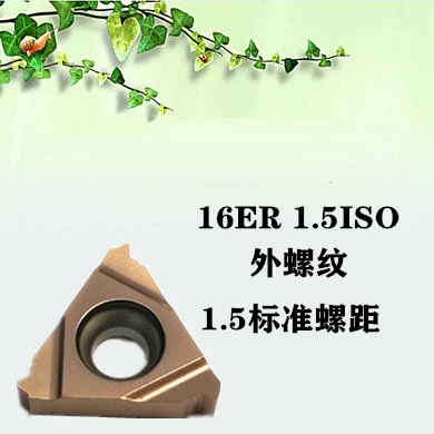 CNC ren ngoài lưỡi dao 16ER AG60/2.0/1.5 đầu dao thép vonfram hạt dao tiện dụng cụ ren dao xoay dao cnc gỗ dao cắt cnc Dao CNC