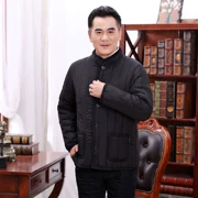 Quần áo cotton, trẻ và già, công nhân người lớn, phiên bản dài của vest ấm nam, trung niên, bị bắt trong khí quyển, bắt lông cừu