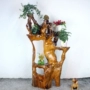 Toon gỗ nanmu gỗ hoa đứng một gốc khắc hoa cây cảnh kệ tự nhiên cổ cơ sở trang trí cửa hàng - Các món ăn khao khát gốc 	bàn ghế gốc cây cao cấp