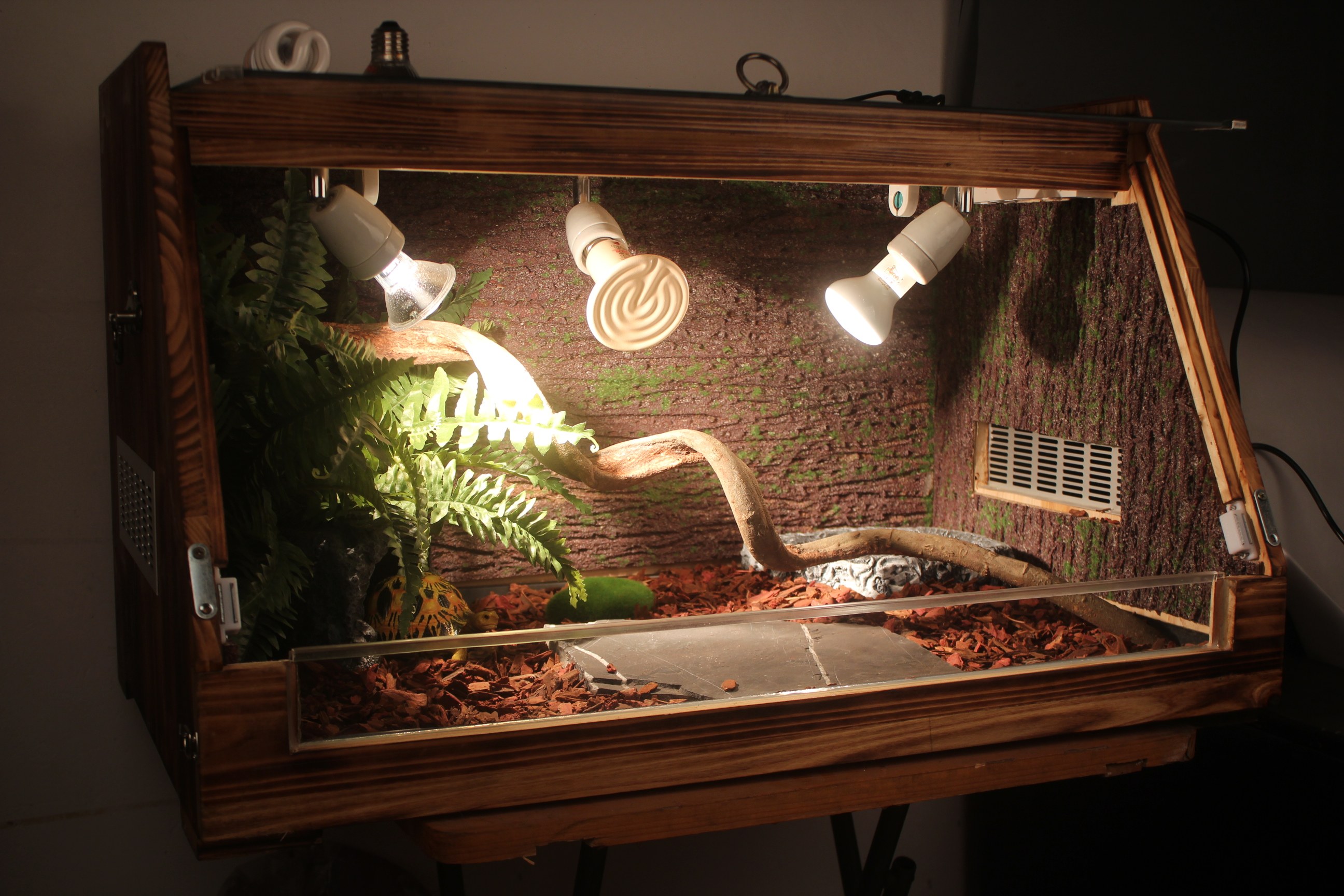 创新爬宠背景板爬虫箱缸装饰树皮苔藓背景墙板纸三维超簿