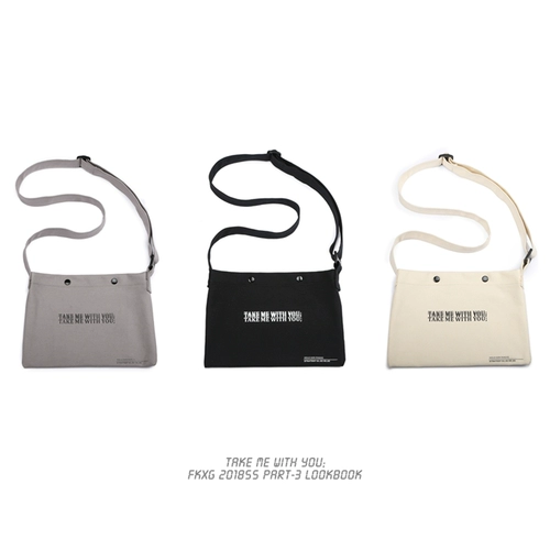 FKXGSS Support Line Brand Take Me With You Contriquely Cross -Canvas Canvas Simbag Base Three -Color