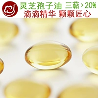 Ganoderma Спора масла мягкая капсула Jingcheng Ganoderma Spore Essence Эфирное масло 200 трав три ганодермы три 萜> 20%