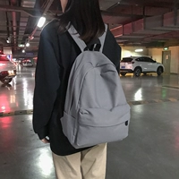 Школа женская корейская версия Harajuku Ulzzang High School Girl Girl Arrant Girl Feelsecpack, простой холст рюкзак
