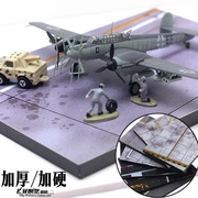 1:72 máy bay chiến đấu sân bay sàn boong cảnh đường băng mô hình nền tảng mô hình thu nhỏ