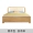 Giường mới 2019 giường gỗ nguyên khối dày 1,8 m đậm nét Bắc Âu nhỏ giường đôi chính phòng ngủ có ngăn kéo lưu trữ - Giường