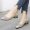 Giày nữ lưới cắt thấp mới với kim cương giả, giày đế thấp kết hợp hoàn toàn với miệng nông, giày đế bằng đế bằng lưới rỗng thoáng khí - Giày cắt thấp
