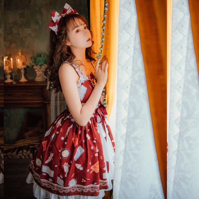 taobao agent [Spot] Magic Tea Club Lolita Original Sunny and Food Daily JSK Soft Girl Server 2-Lolita