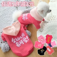 Áo thun cho chó mùa xuân Teddy mùa xuân và mùa thu Samoyed phần mỏng bao gồm hơn gấu Teddy trang phục mùa xuân thú cưng - Quần áo & phụ kiện thú cưng phu kien cho meo