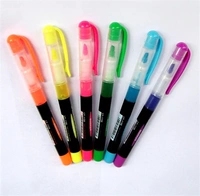 Флуоресцентные канцтовары для офиса, цифровая ручка, цветные карандаши, флуоресцентная световая доска, 6 цветов