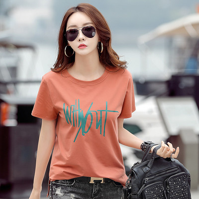 夏季新款纯棉宽松短袖女t恤韩版潮流半袖女 商品反馈
