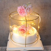 6 inch 8 inch sắt rèn bánh hoa đứng ngày Valentine mô phỏng hoa hồng trang trí bánh sinh nhật trang trí tiệc cưới - Trang trí nội thất