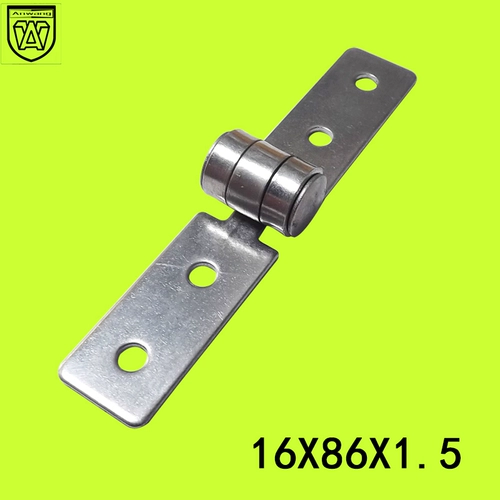 Штамповочная петля Anwang 16X86X1,5, петля для точного литья из нержавеющей стали 304, петля для электрического шкафа, складная петля для электрического шкафа