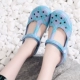 Giày lỗ VEBLEN của phụ nữ mùa hè giày đi biển chống trượt đế dày phiên bản Hàn Quốc trong triều dép sinh viên và dép đi trong nhà mặc Baotou mềm