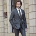 Suit nam phù hợp với mỏng giản dị đẹp trai ăn mặc lịch sự quý ông khí chất nam nhỏ phù hợp với đôi kinh doanh phù hợp với nam - Suit phù hợp quần áo nam  Suit phù hợp