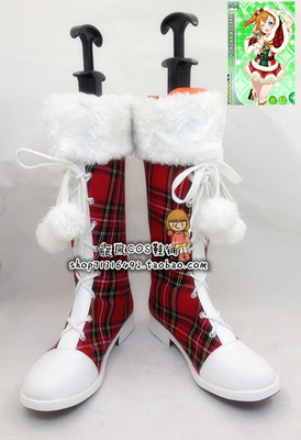 taobao agent A6830 love live Christmas outfit South Bird Zhenji whole staff cosplay shoes COS shoes