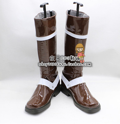 taobao agent Exorcism teenager Gray Youth Rabbi three generations (brown black version) COSPLAY shoes COS shoe No. 3735