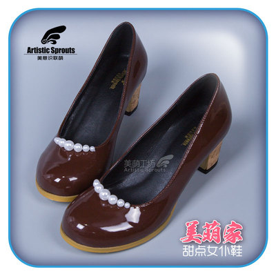 taobao agent Spot Limited Edition Meimeng LOVELIVE Water Group Dessert Valentine's Valentine's Day cos round head soft girl uniform shoes