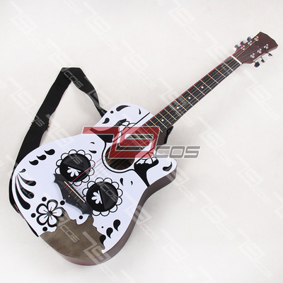 taobao agent 79COS Death White Knight Stray Music Skin Guitar+Belt Prop