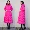 2018 Trung Quốc gió gió nút thêu retro Một chiếc áo khoác nữ từ trên đầu gối dài trùm đầu lỏng lẻo