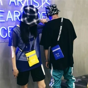 Mùa hè mini vertical bag 2018 làn sóng mới cá tính Harajuku phản chiếu vài người đàn ông và phụ nữ treo cổ túi Messenger