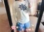 Yuan Ye shop Mỹ mua áo len cotton cổ tròn tay dài Nautica Nautica cho phụ nữ áo len cardigan