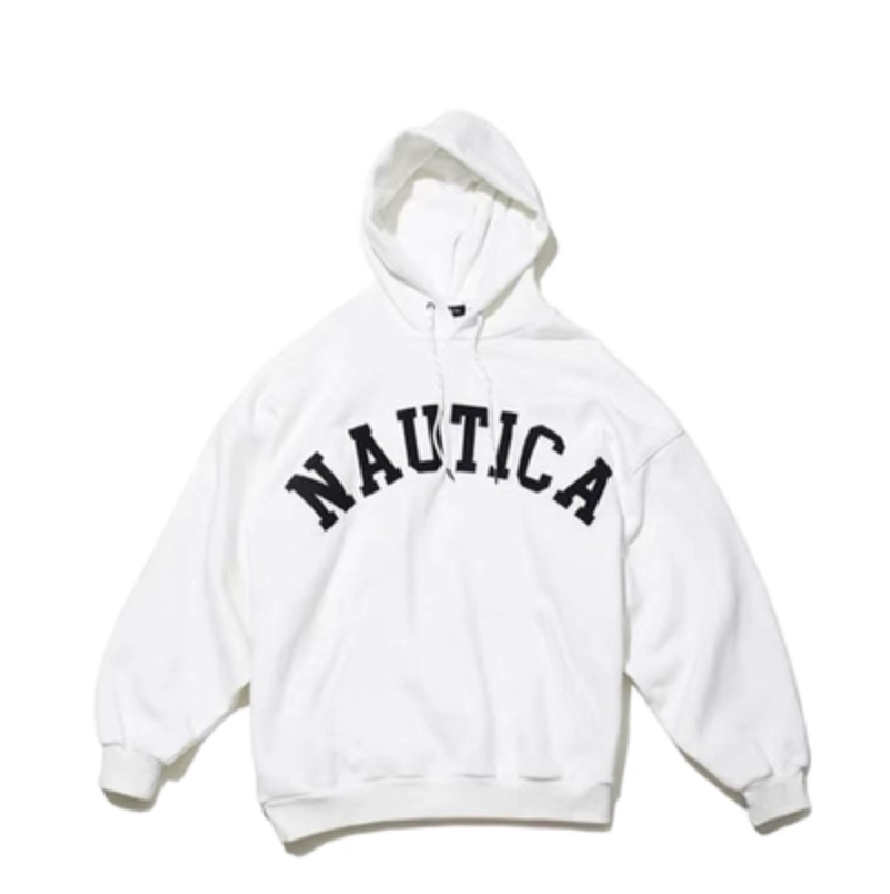 NAUTICA CITY BOY Hasegawa Подготовка груди Вышивка набивной верёвки капюшонный курс обвод