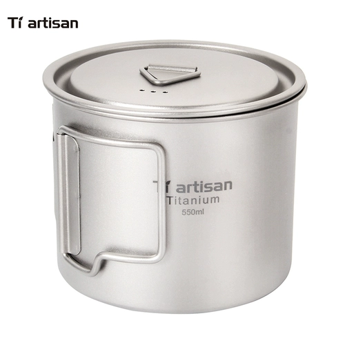 Дорожный складной портативный металлический ремесленник для кемпинга для путешествий, 550 мл