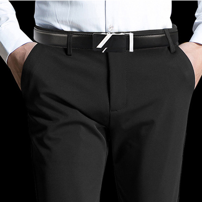 商务西裤p带男士真皮加长皮带牛皮大码裤带自动扣胖人腰带180cm