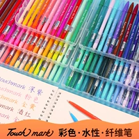 Справочные волокнистые ручки на основе воды, ручка с учетной записью с цветом, простые ноты, маркировка линии крюка