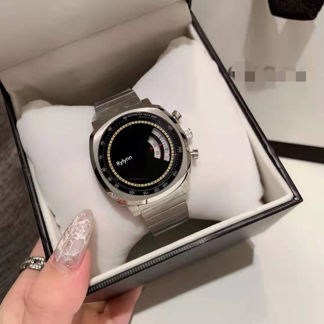 40Mm] Steel Belt] Black Surface2021 new pattern Wrist watch