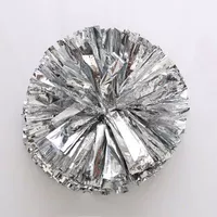 Большой, серебряный, диаметр 30мм, 30см