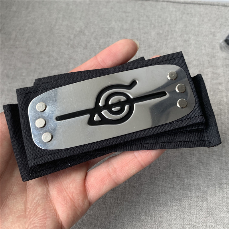 Forehead ProtectionNaruto Ring Yu Zhibo Weasel Ring Treason and forbearance Forehead protection Headband comic prop Adjustable Ring alloy